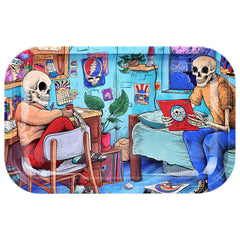 Grateful Dead x Pulsar Rolling Tray Kit | 11"x7" | Roomies - Discreet Smoker
