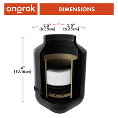 Ongrok Personal Air Filter with Replaceable Cartridges - Discreet Smoker