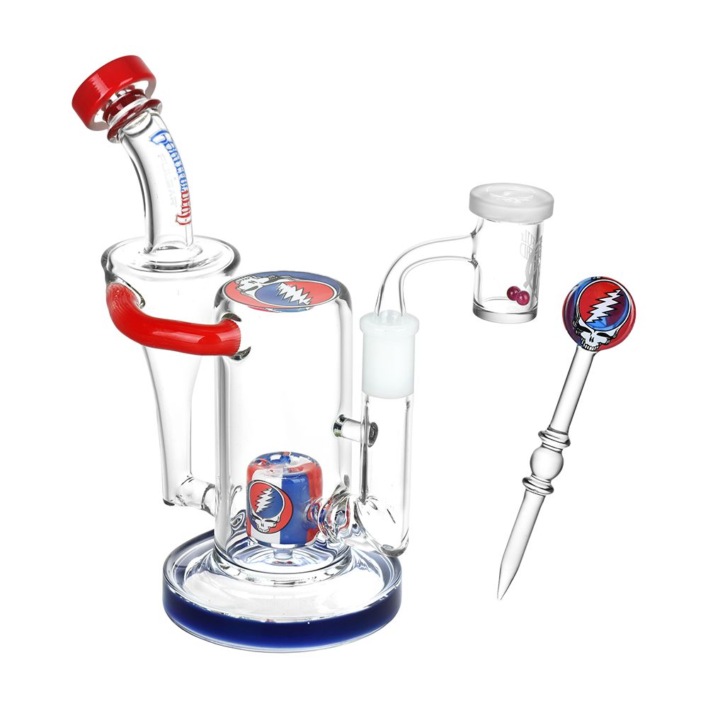Grateful Dead x Pulsar Honest Tune Recycler Rig Set - 8.5" / 14mm F - Discreet Smoker