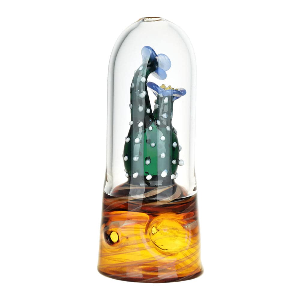Empire Glass Works Cactus Calm Terrarium Hand Pipe - 5.75" - Discreet Smoker