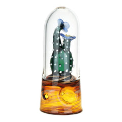 Empire Glass Works Cactus Calm Terrarium Hand Pipe - 5.75" - Discreet Smoker