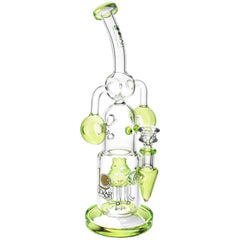 Lookah Glass Robot Recycler Water Pipe | 12.5" - Discreet Smoker