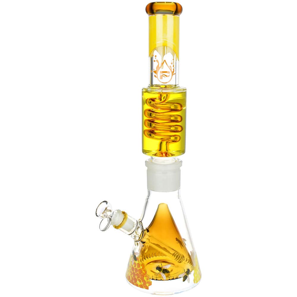 Pulsar Sweet Nectar Stackable Glycerin Beaker Water Pipe - 16" / 14mm F - Discreet Smoker