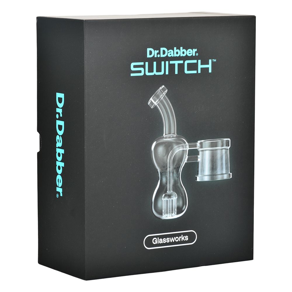 Dr. Dabber Switch Replacement Glass Bubbler Attachment - Discreet Smoker