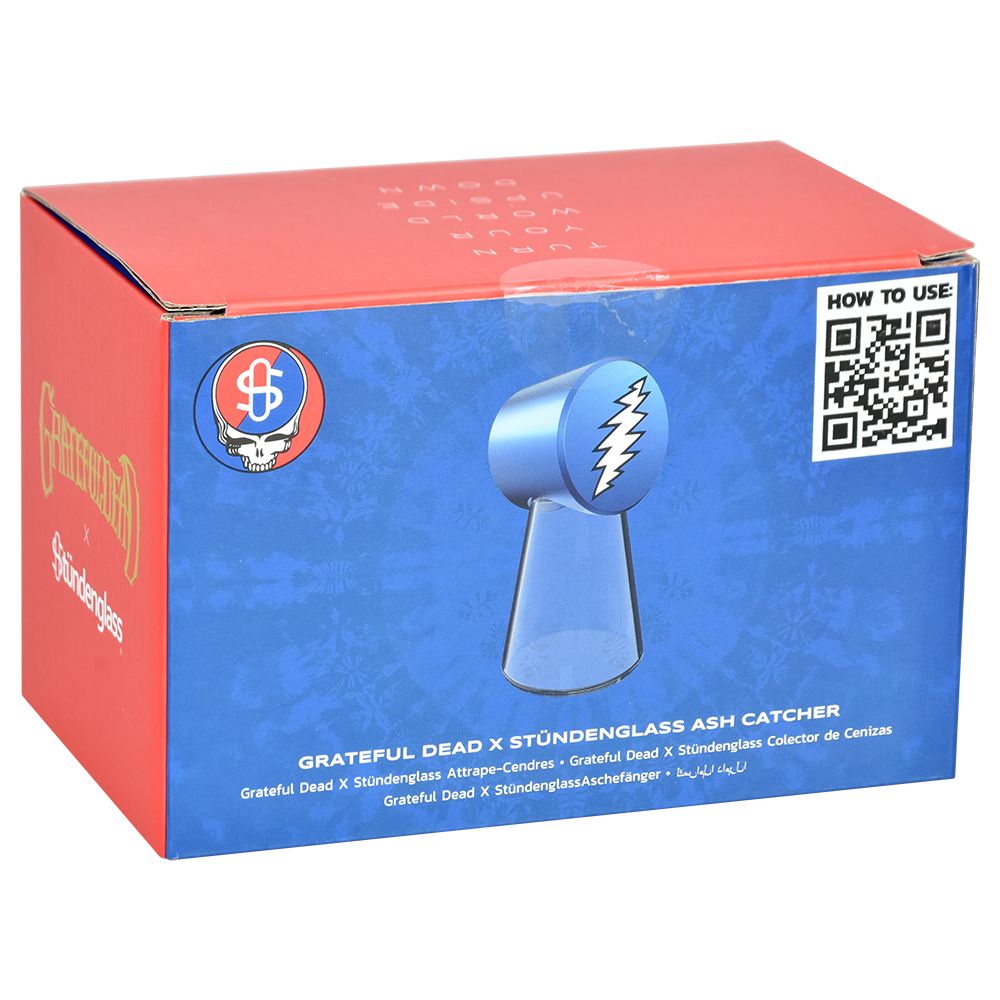 Stundenglass x Grateful Dead Glass Ash Catcher - 3" - Discreet Smoker