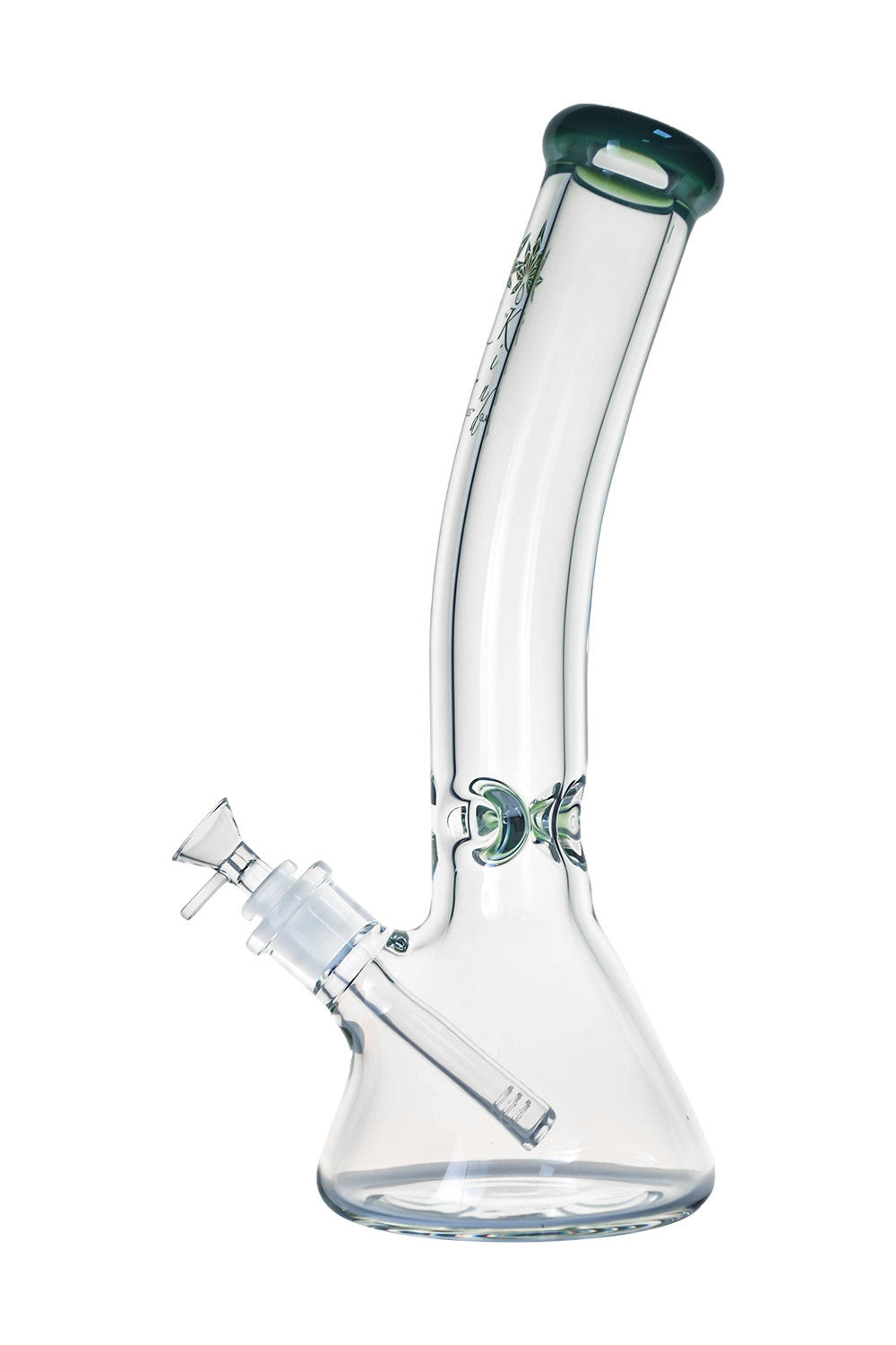 9mm Bent Neck Beaker - Discreet Smoker