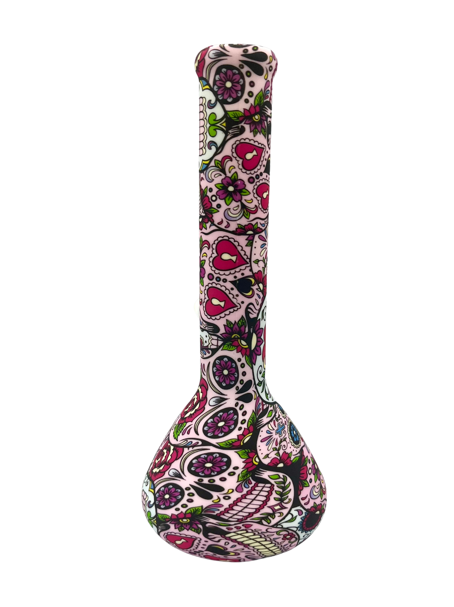 Day of the Dead Silicone Bong - Discreet Smoker