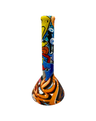 Graffiti Silicone Bong - Discreet Smoker