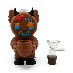 Zombie Gingerbread Man Silicone Water Pipe