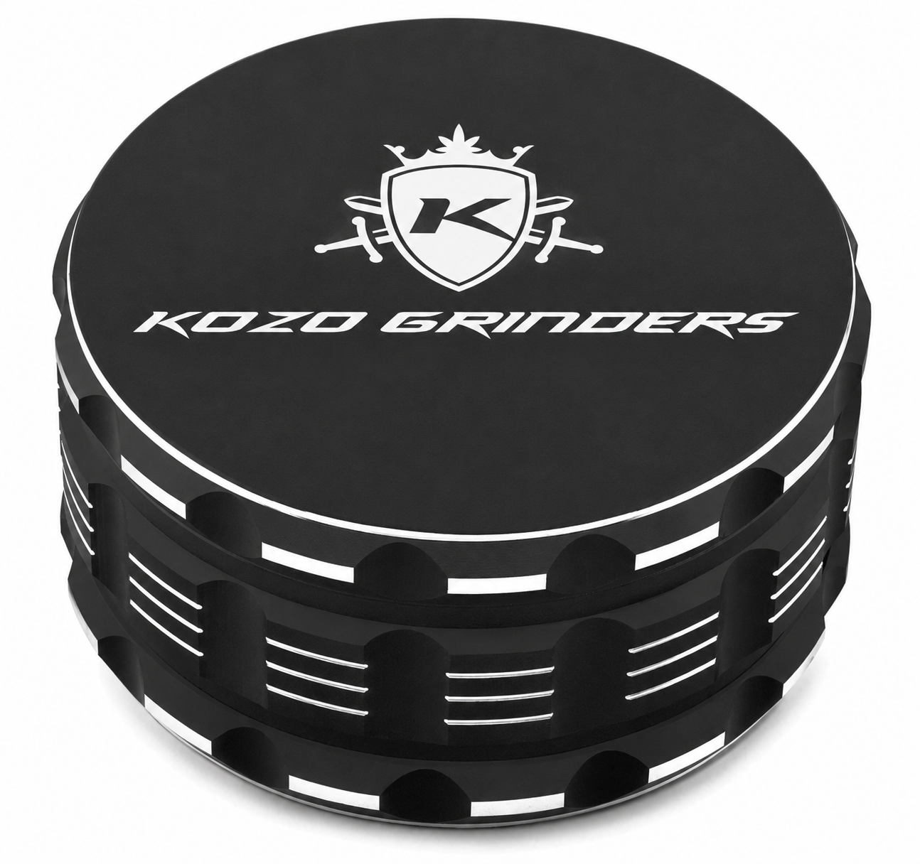 Kozo 4" Non-Stick, Ceramic Coating ,Aluminum Grinder - Discreet Smoker