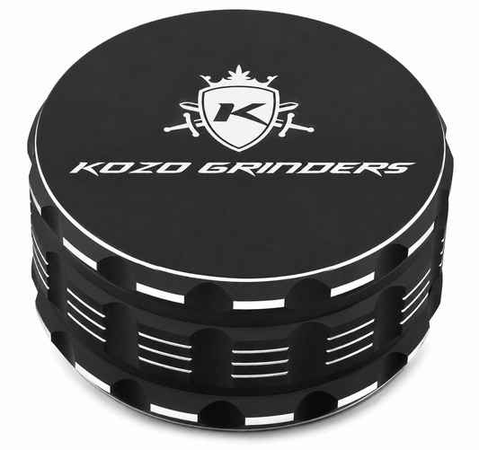 Kozo 4" Non-Stick, Ceramic Coating ,Aluminum Grinder - Discreet Smoker