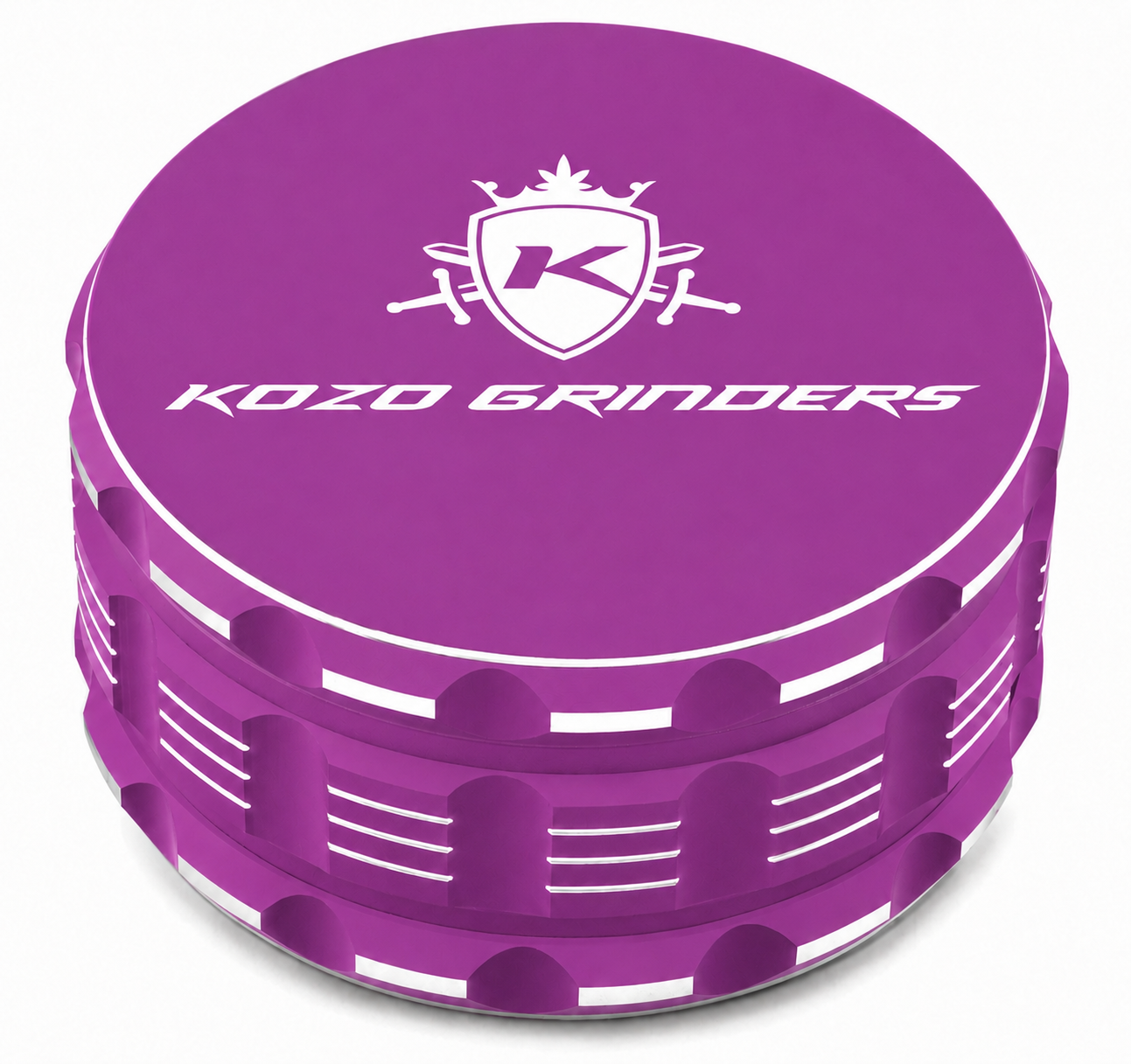 Kozo 4" Non-Stick, Ceramic Coating ,Aluminum Grinder - Discreet Smoker