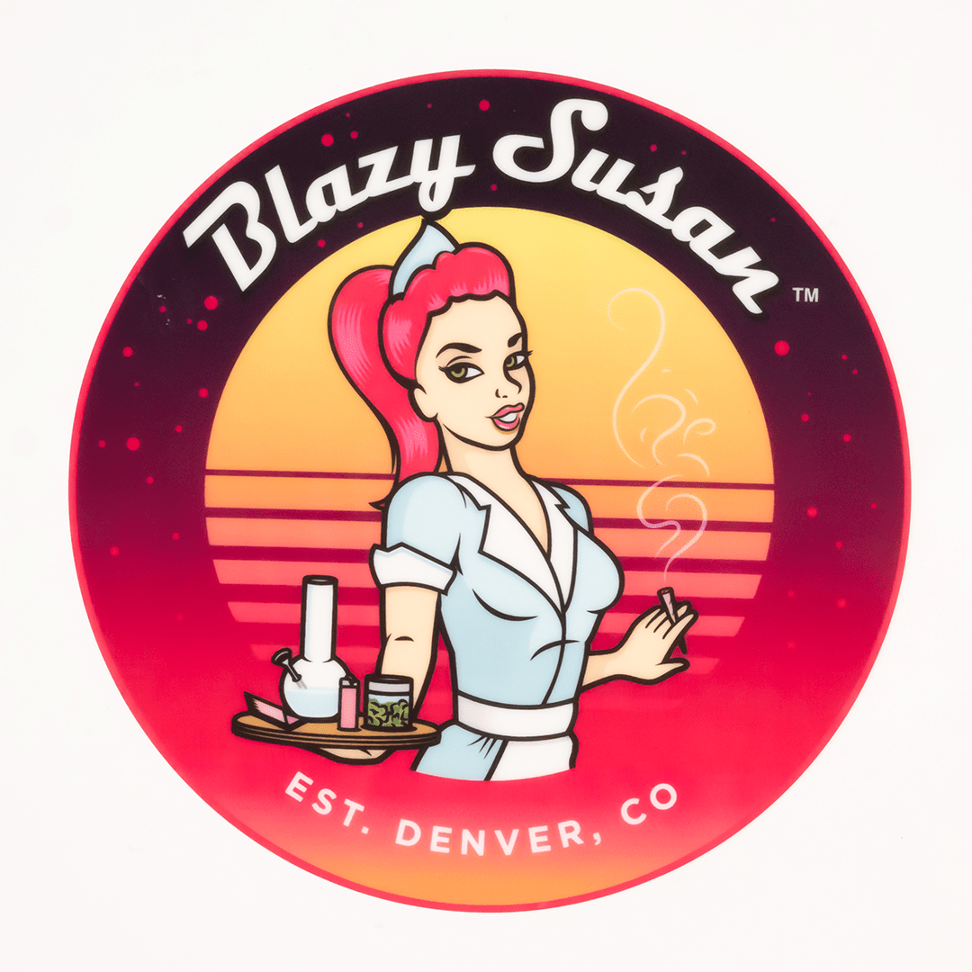 Blazy Susan Spinning Rolling Trays - Discreet Smoker