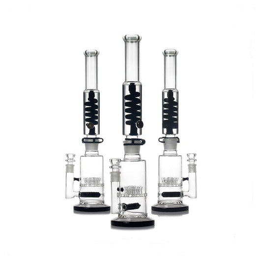 19 Inch Coiled Glycerin Bong - Specialty Collection - Discreet Smoker