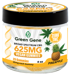Green Genie CBD Vegan Pectin Infused Gummies w/ B12 Vitamins (625MG - 2500MG) - Discreet Smoker