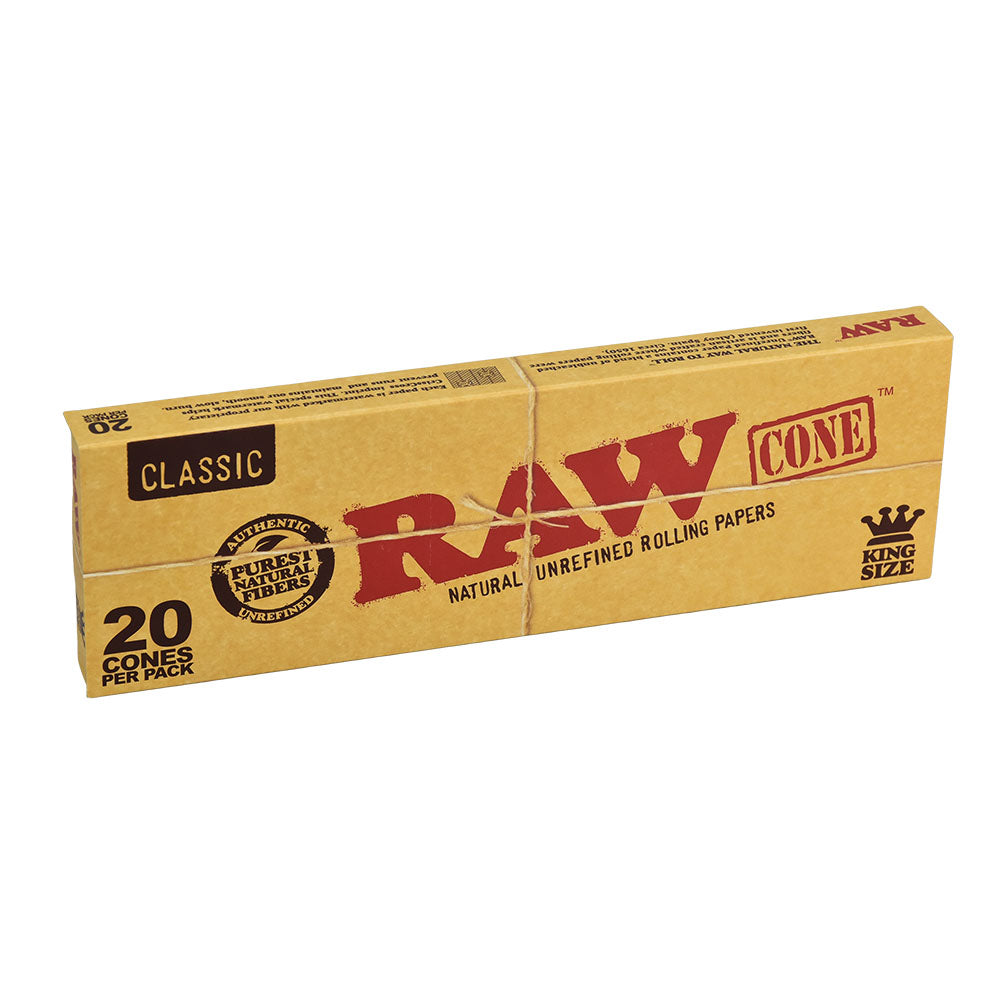 RAW Classic Cone | 20pk | 12pc Display - Discreet Smoker