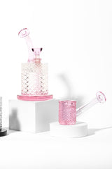 Twenties Collection Water Pipe | Pink - Discreet Smoker