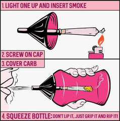 Authentic PowerHitter by The PowerHitter Co.-Pink - Discreet Smoker