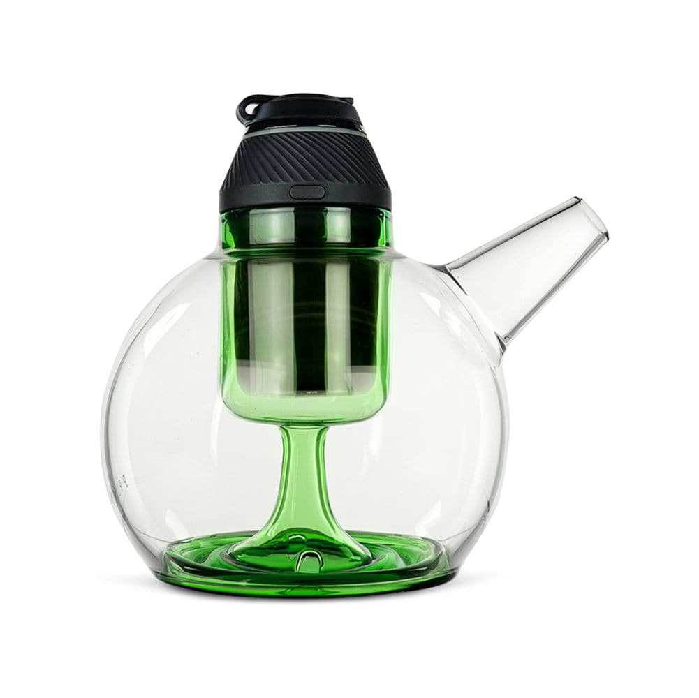 Puffco Proxy Ripple Glass Bubbler Attachment - 3.5" / Sage - Discreet Smoker