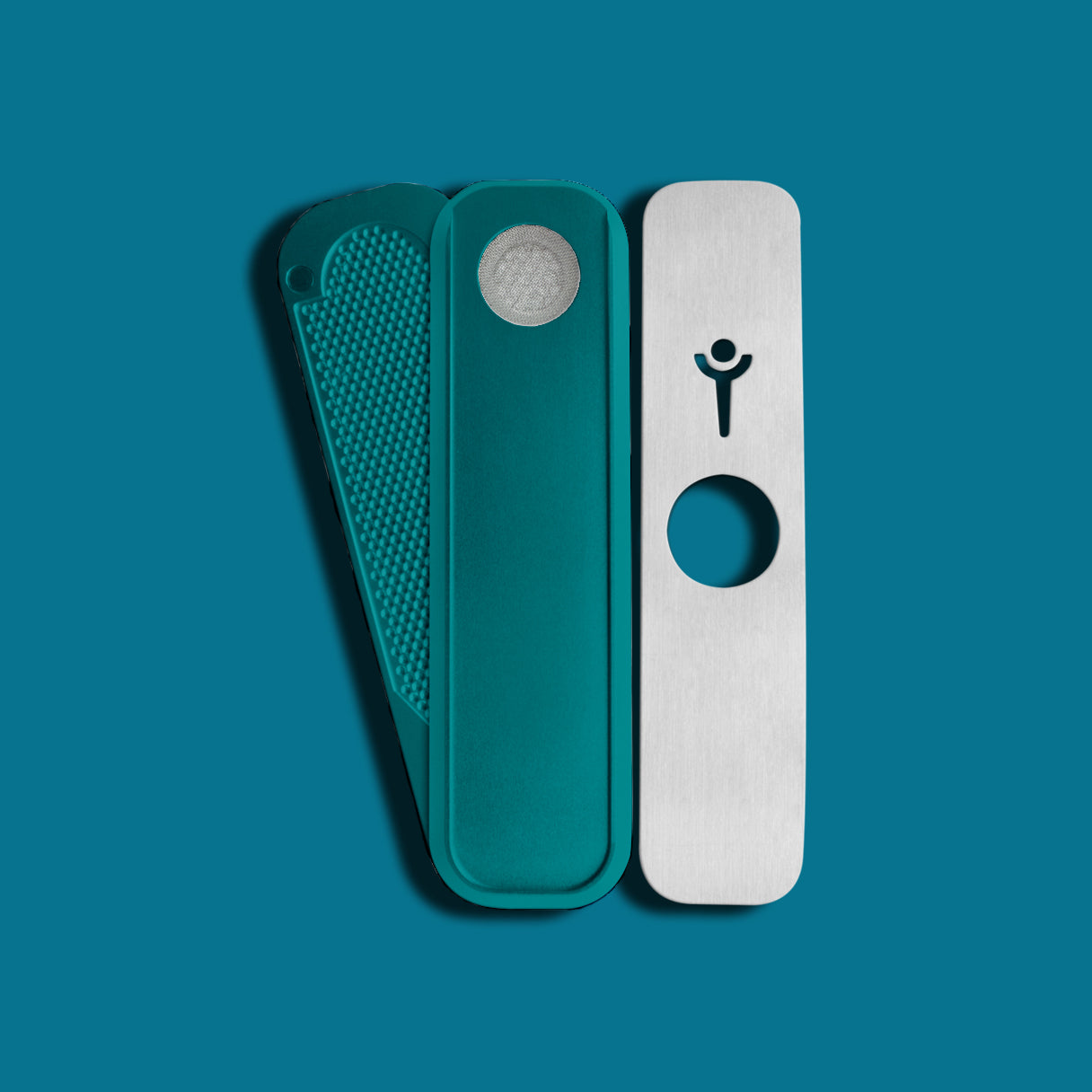 Blue Mini Genius Pipe - Discreet Smoker
