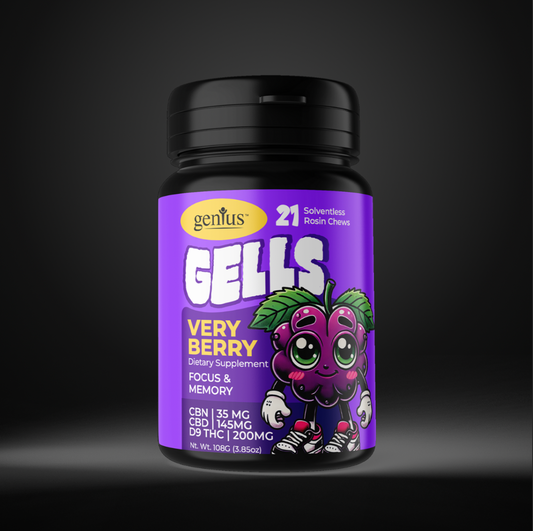 Gells - Very Berry Gummies - Discreet Smoker