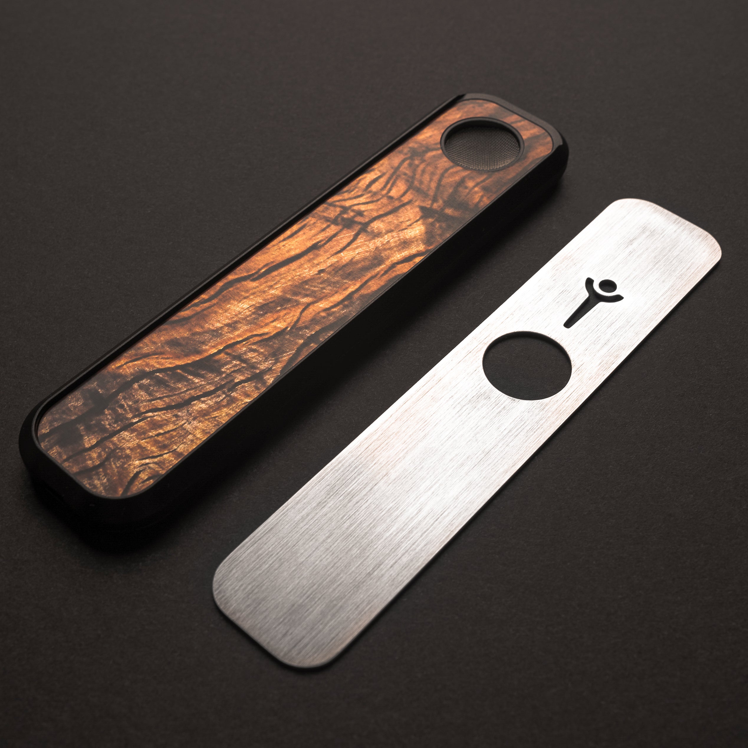 High Roller Mahogany Genius Pipe - Discreet Smoker