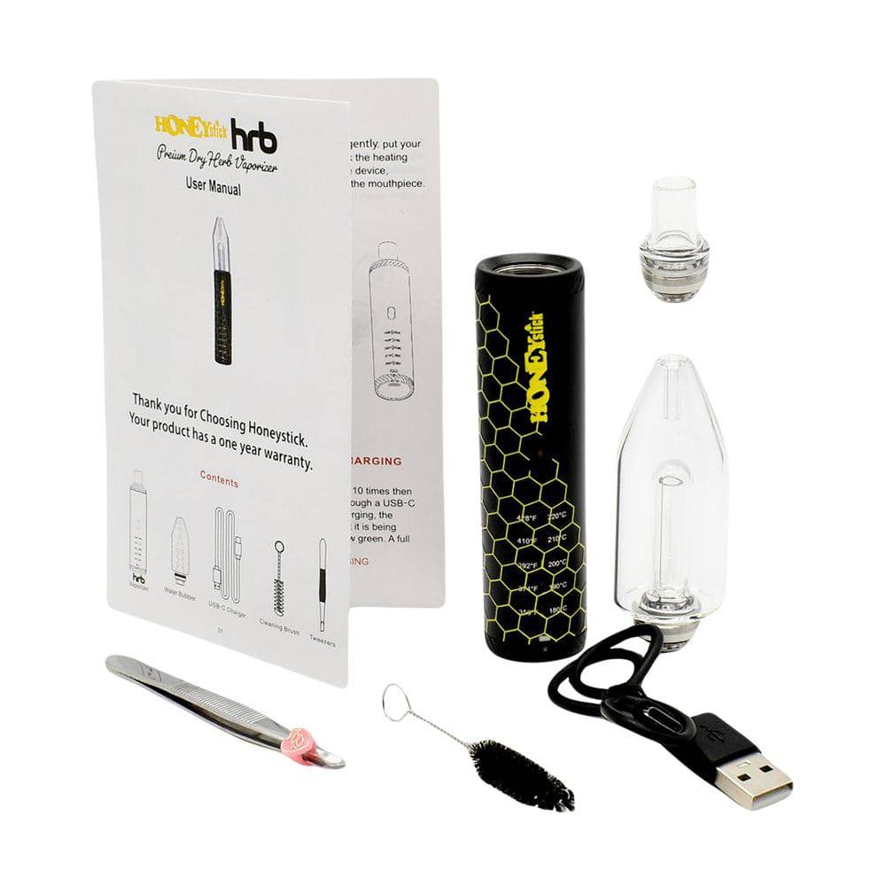 HoneyStick HRB Dry Herb Vaporizer Kit - 1500mAh - Discreet Smoker