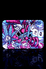 Small Art Metal Rolling Tray – 7″ × 5″ – Select Design