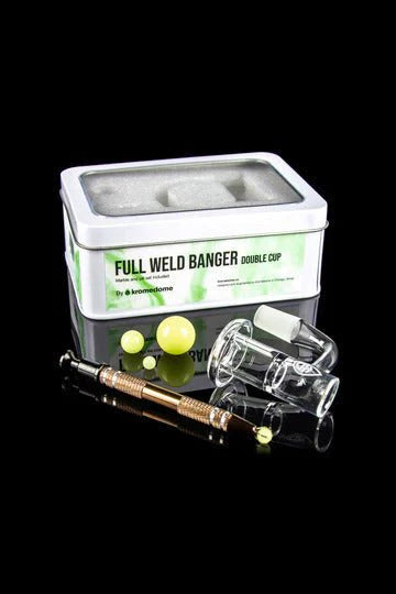Kromedome Double Cup full weld banger 14mm - Discreet Smoker