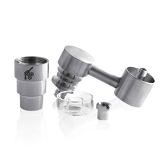 TITANIUM 4 IN 1 SIDECAR HYBRID BANGER DAB NAIL - Discreet Smoker