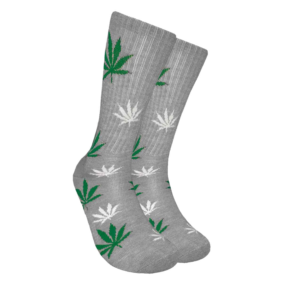 Mad Toro Socks | All Over Hemp Leaf - Discreet Smoker