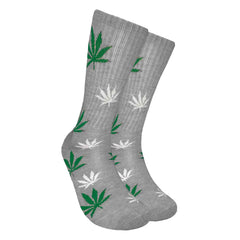 Mad Toro Socks | All Over Hemp Leaf - Discreet Smoker