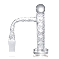Engraved Control Tower Quartz Banger Kit - Discreet Smoker