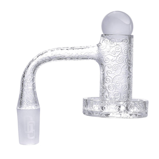 Full Weld Filigree Shredder Quartz Banger Kit - Discreet Smoker