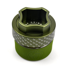 4 Piece Aluminum Herb Grinder | AITH v.I – OG - Repeat Pattern - Discreet Smoker