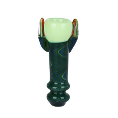 Goblin Claw Goblet Wig Wag Glass Chillum - 3.25" - Discreet Smoker