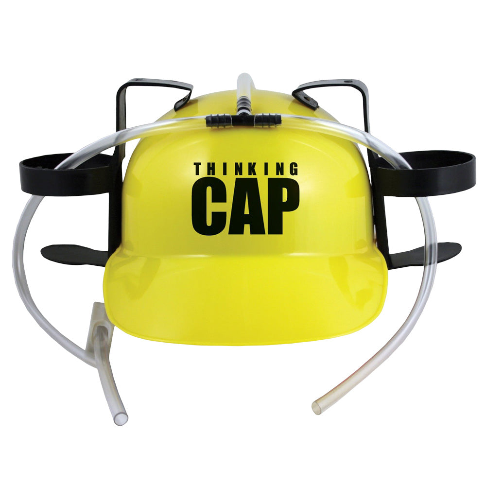 Thinking Cap 2-Can Drinking Hard Hat - Discreet Smoker