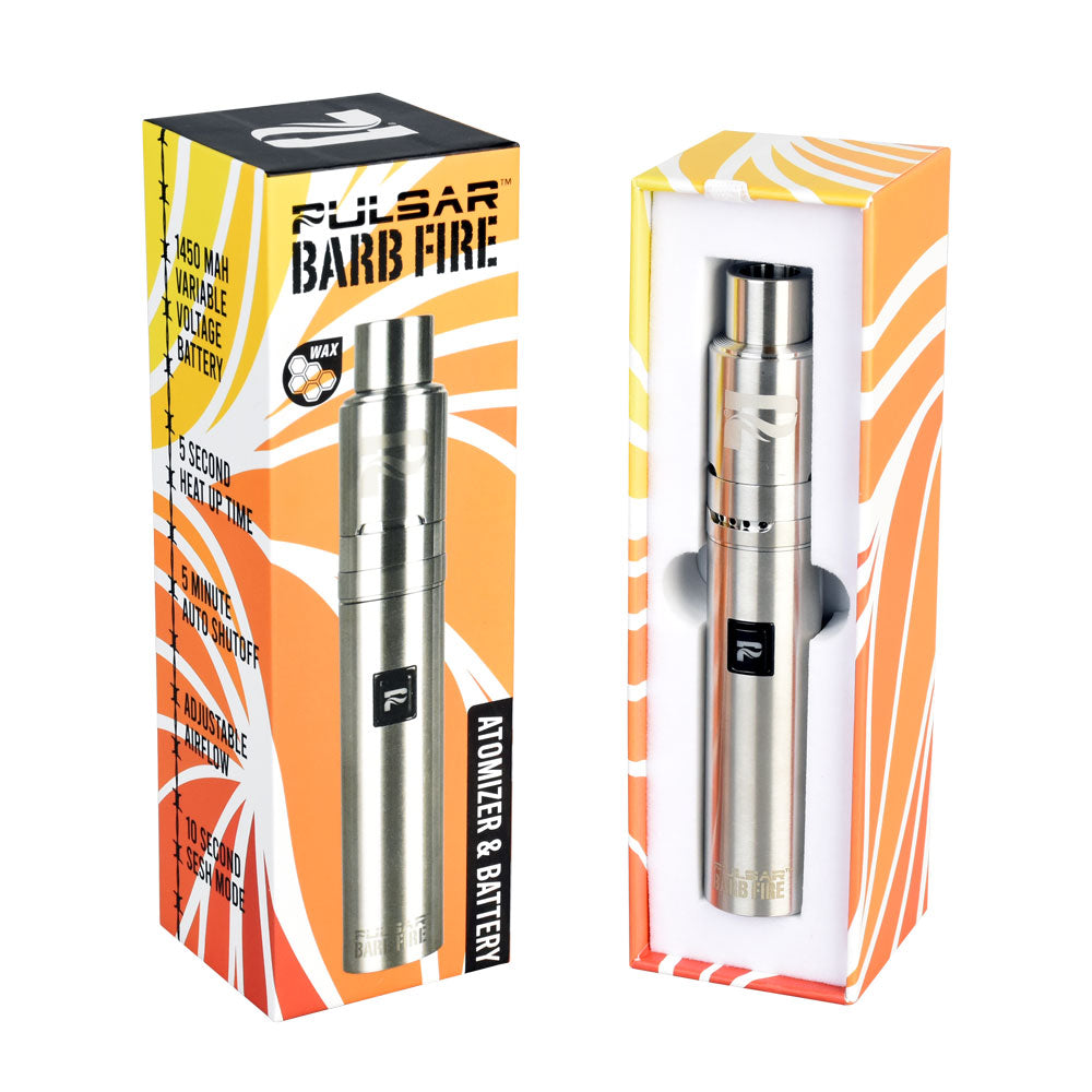Pulsar Barb Fire Variable Voltage Wax Vaporizer - Discreet Smoker