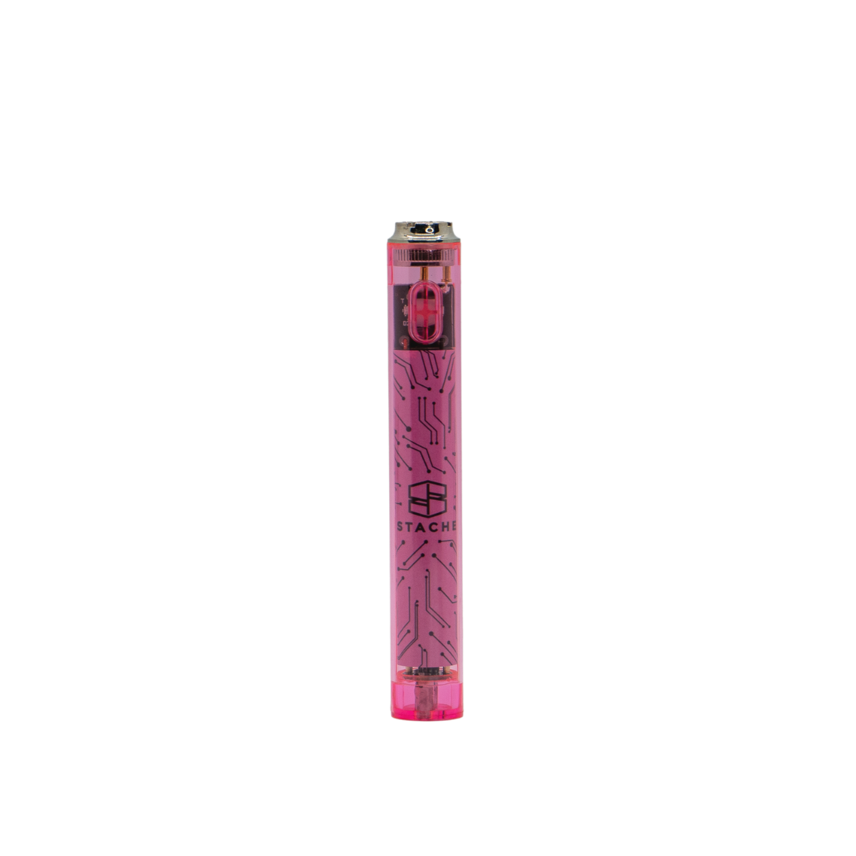 Transparent light up Vape battery by Stache - Discreet Smoker