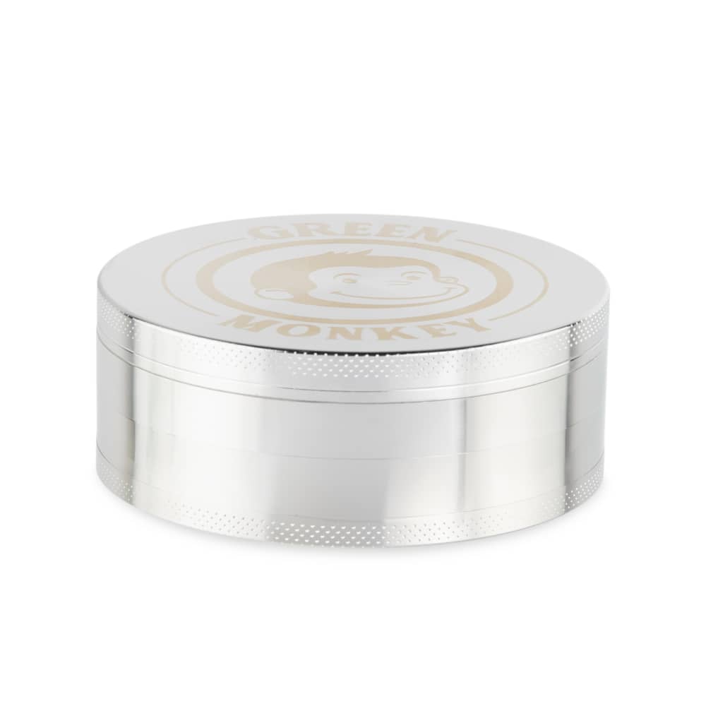 Green Monkey Grinder - Capuchin 4pc - 100mm - Discreet Smoker