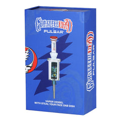 Grateful Dead x Pulsar Inside Print Vapor Vessel & SYF Dab Dish - 9.25" / UFO Jam - Discreet Smoker