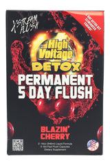 High Voltage Permanent 5 Day Flush – 2×16 oz + Capsules – Choose Flavor