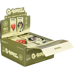 G-ROLLZ x Banksy's Graffiti Papers + Tips | 50pc | King Size | 16pk Display - Discreet Smoker