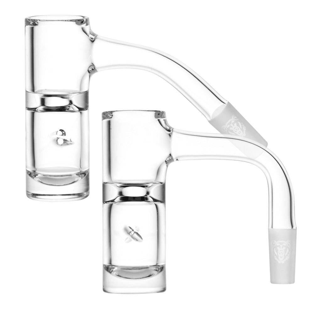 Bear Quartz Auto HighBrid Banger | 10mm M - Discreet Smoker