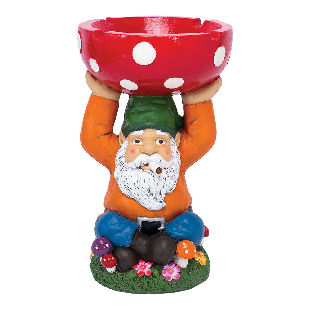 Fujima Mushroom Gnome Jumbo Ashtray - 19" - Discreet Smoker