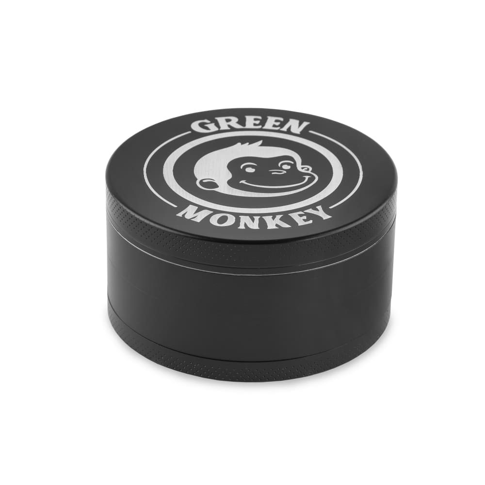 Green Monkey Grinder - Capuchin 4pc - 75mm - Discreet Smoker