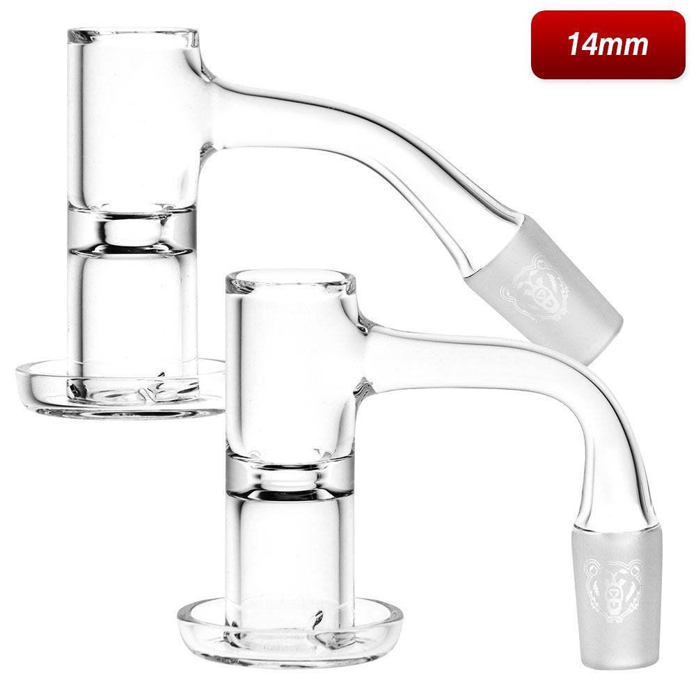 Bear Quartz Bear Slurper Banger | 14mm M - Discreet Smoker