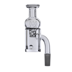 MJ Arsenal Premium Half Weld Clear Quartz Banger - Discreet Smoker