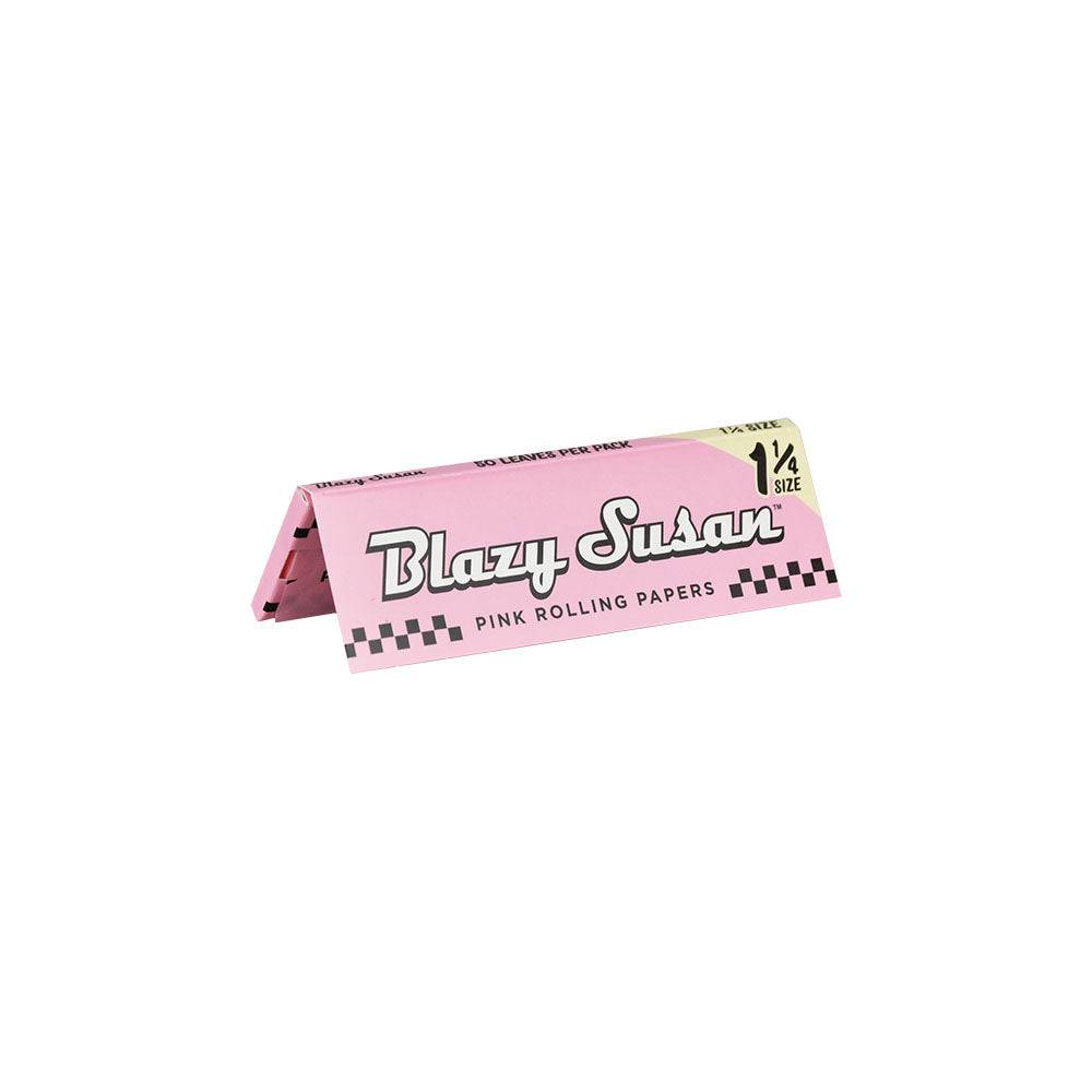 Blazy Susan Pink Rolling Papers | 50pk | 50pc Display - Discreet Smoker