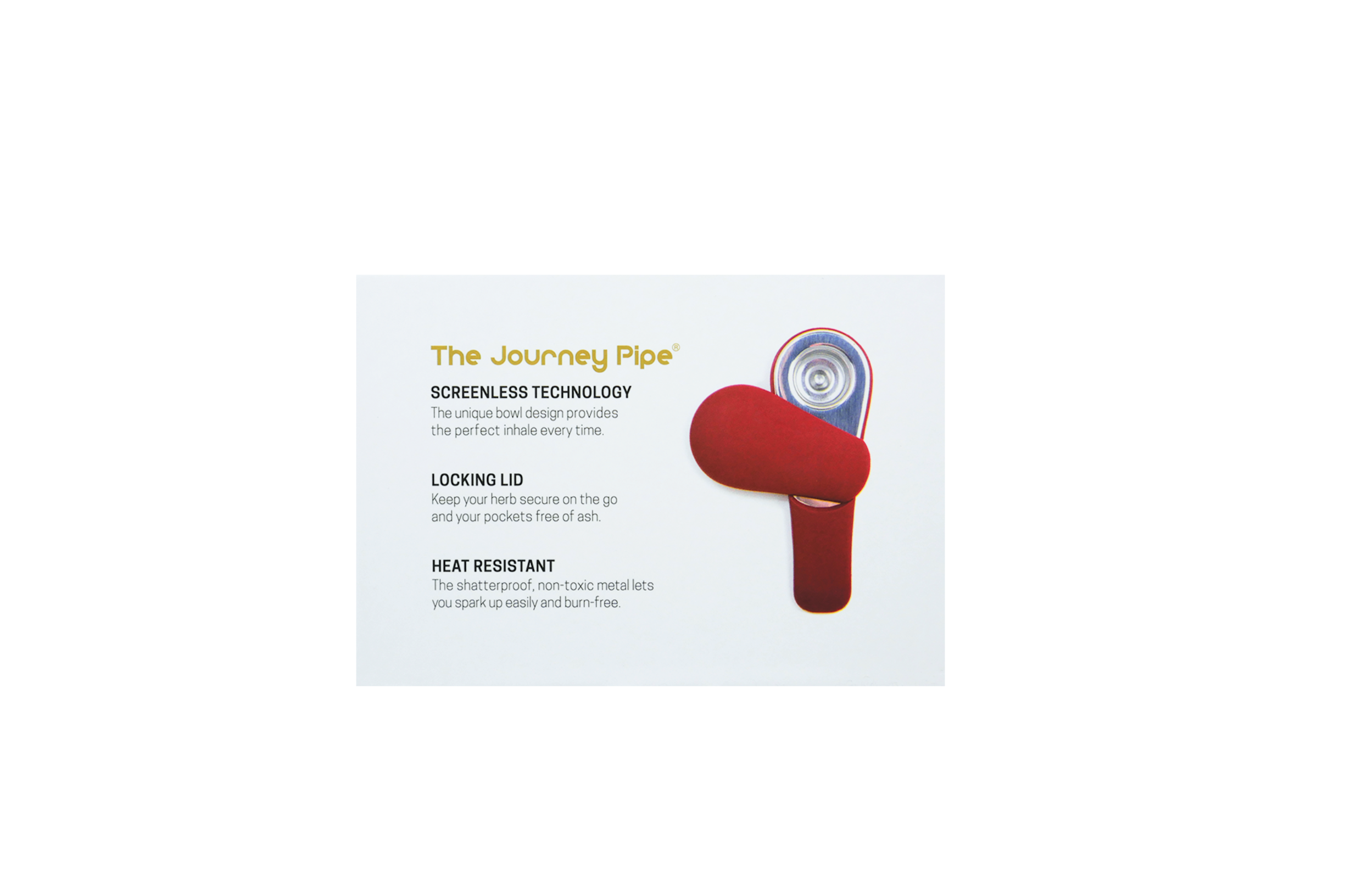 Journy Pipe - J4 - Discreet Smoker